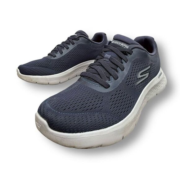 Skechers Gogamat Men's Go Walk Flex Remark Walking Shoes Navy Size 8 - Picture 4 of 14